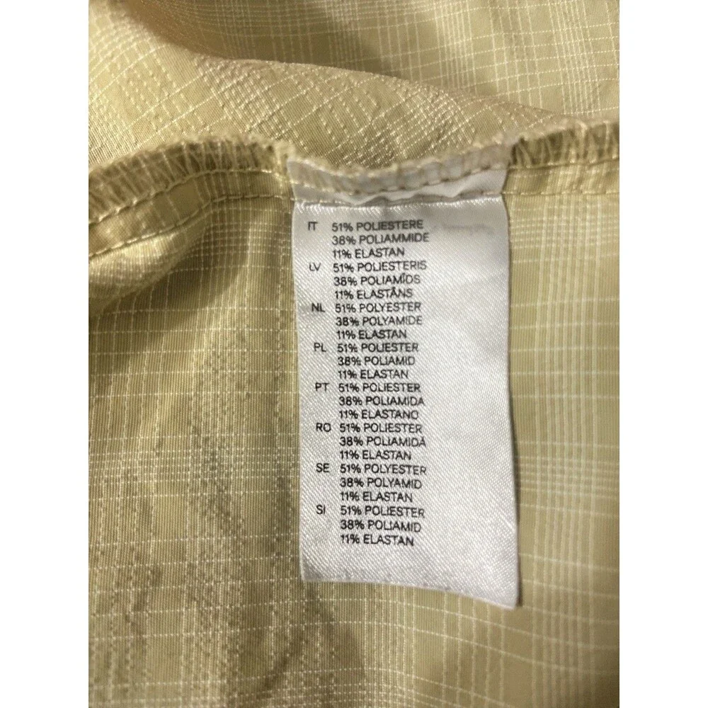 The North‎ Face Men’s Outdoor Button-Up Shirt Size XL Khaki Plaid Long Sleeve
